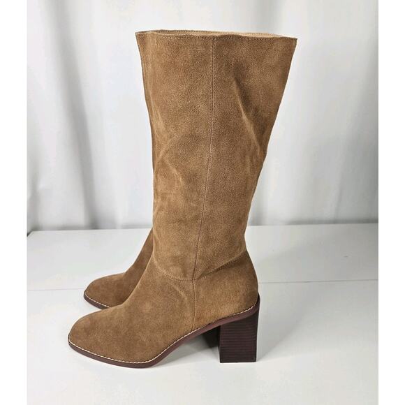 Crown Vintage Ravvi Boot Tan Mid-Calf Slouch Size 9 Western Classic - Picture 3 of 11
